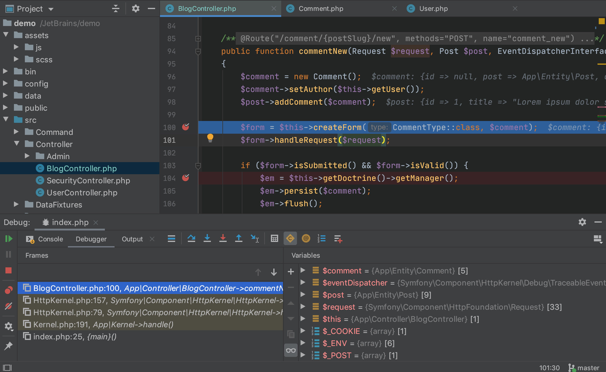 JetBrains PhpStorm Support