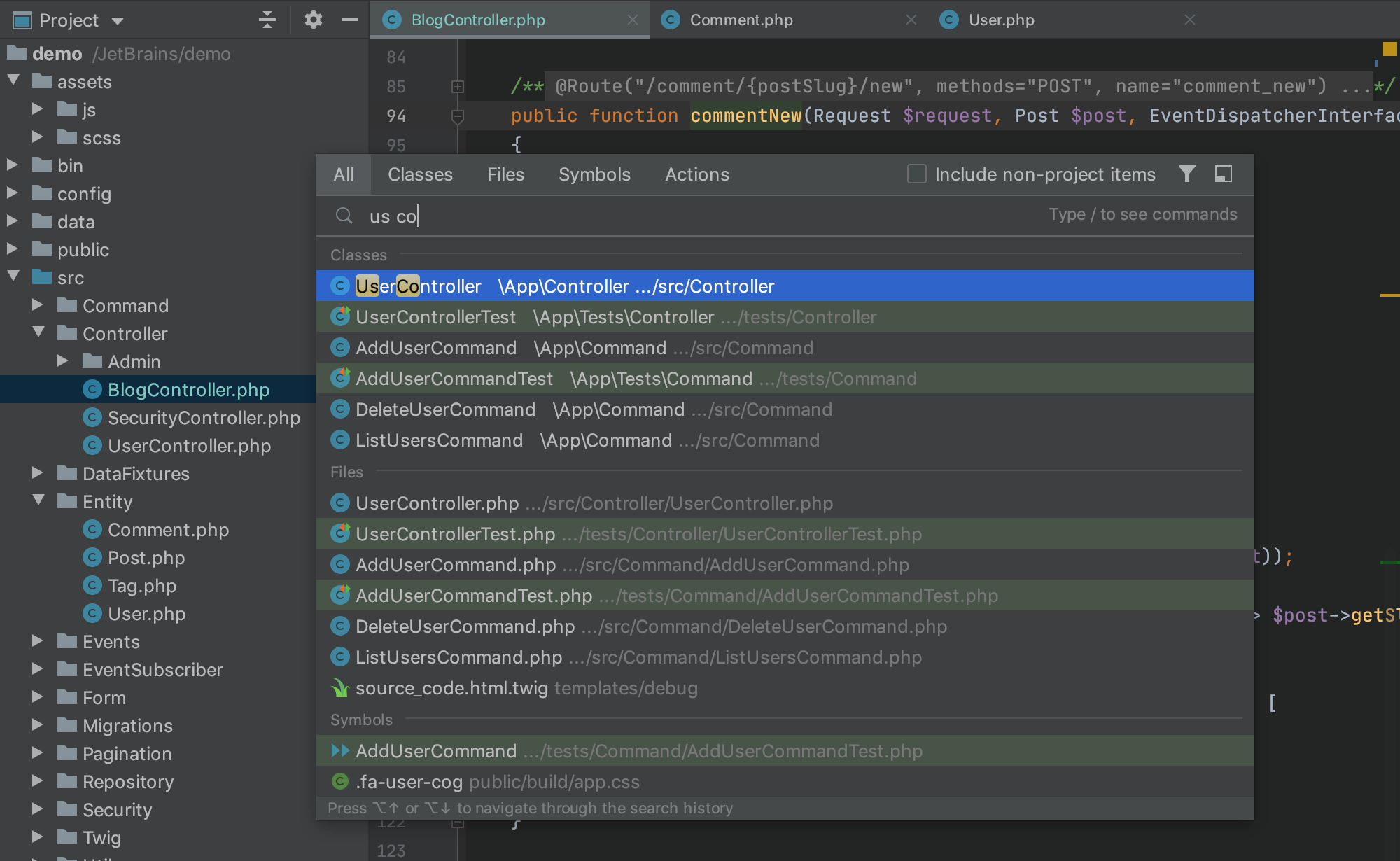 JetBrains PhpStorm Support