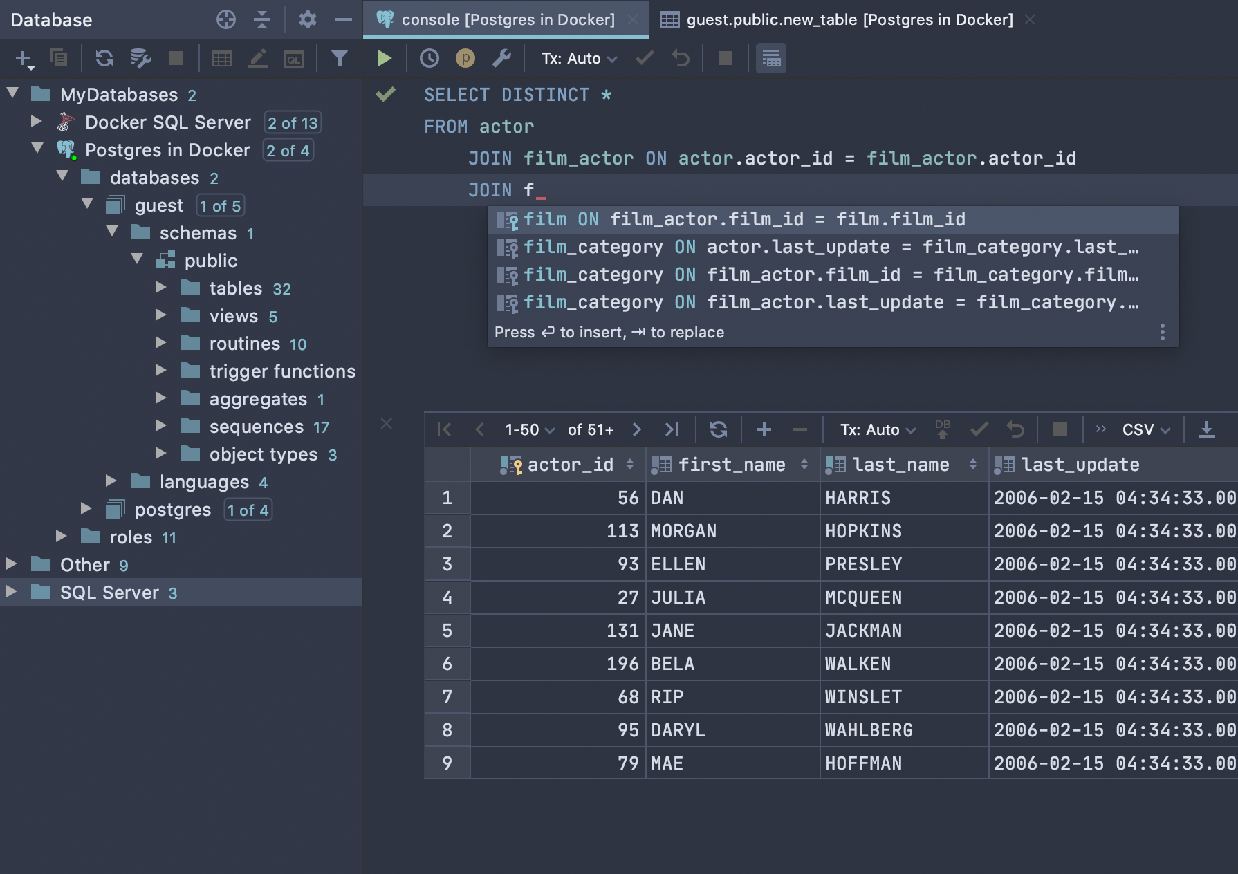 JetBrains DataGrip help