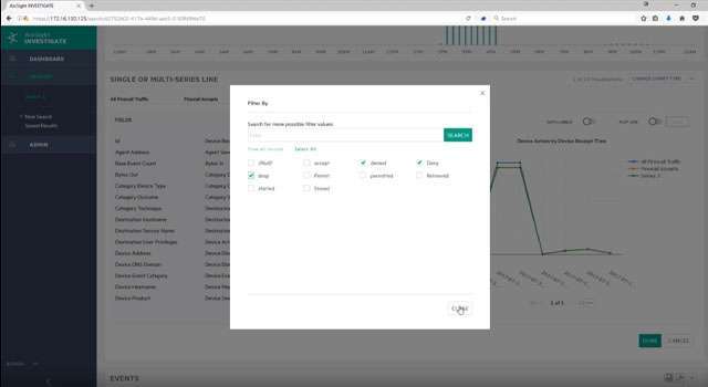 MicroFocus ArcSight investigate Service