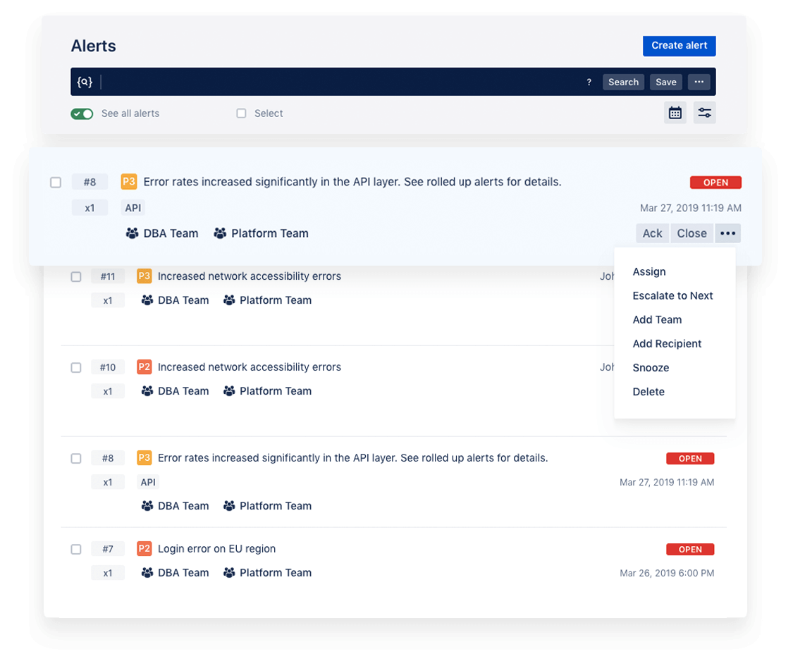 Atlassian Opsgenie Support