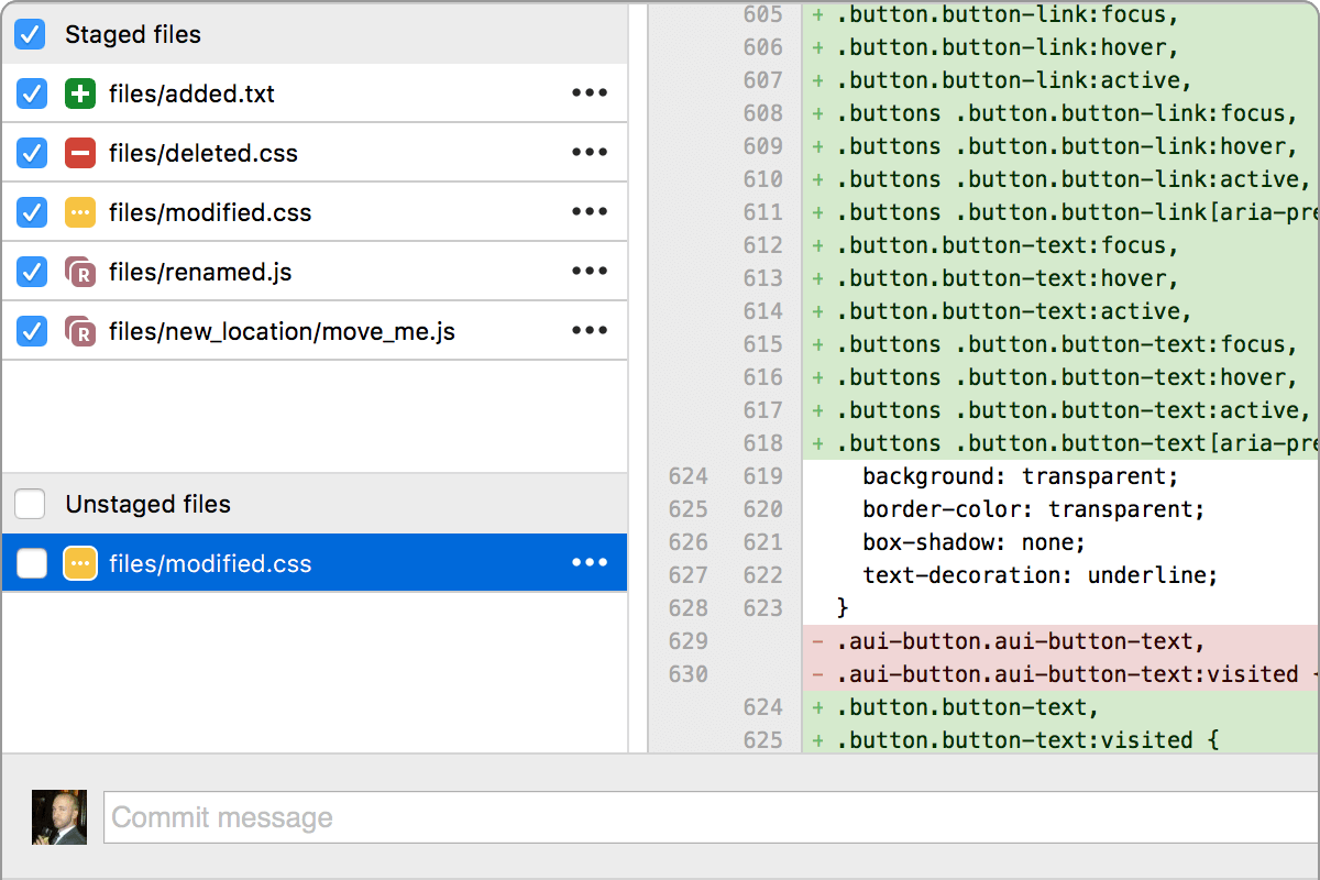 Atlassian SourceTree features